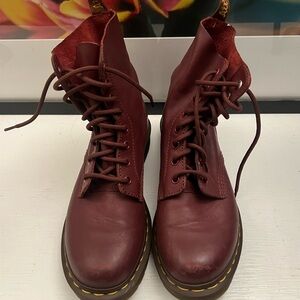 Dr. Martens Women's Burgundy Boots